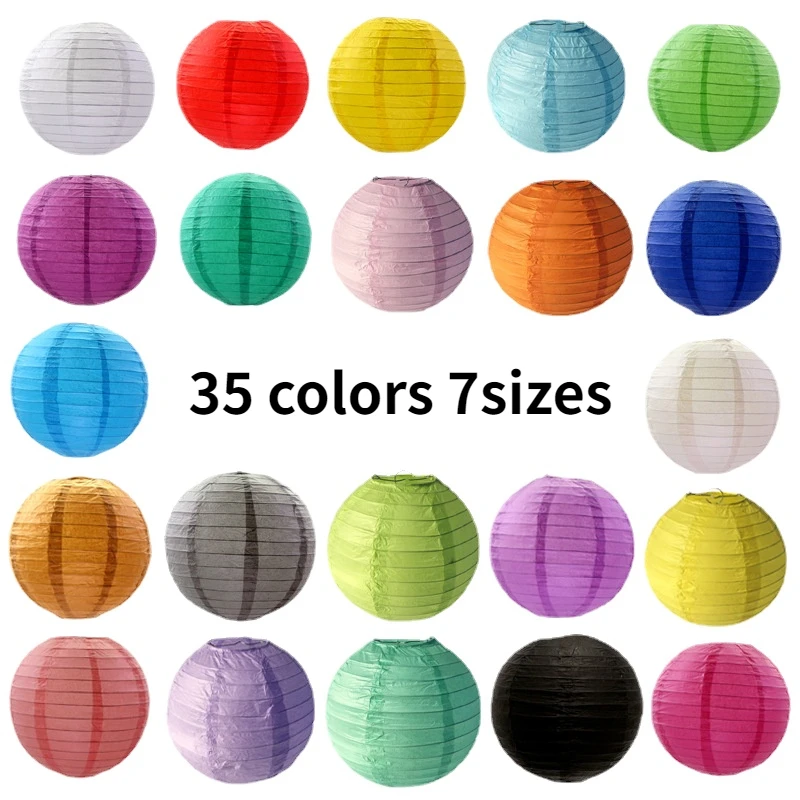 Japanese Lantern Paper - 4/6/8/10/12/14/16inch Chinese Paper Ball Lampion Hanging