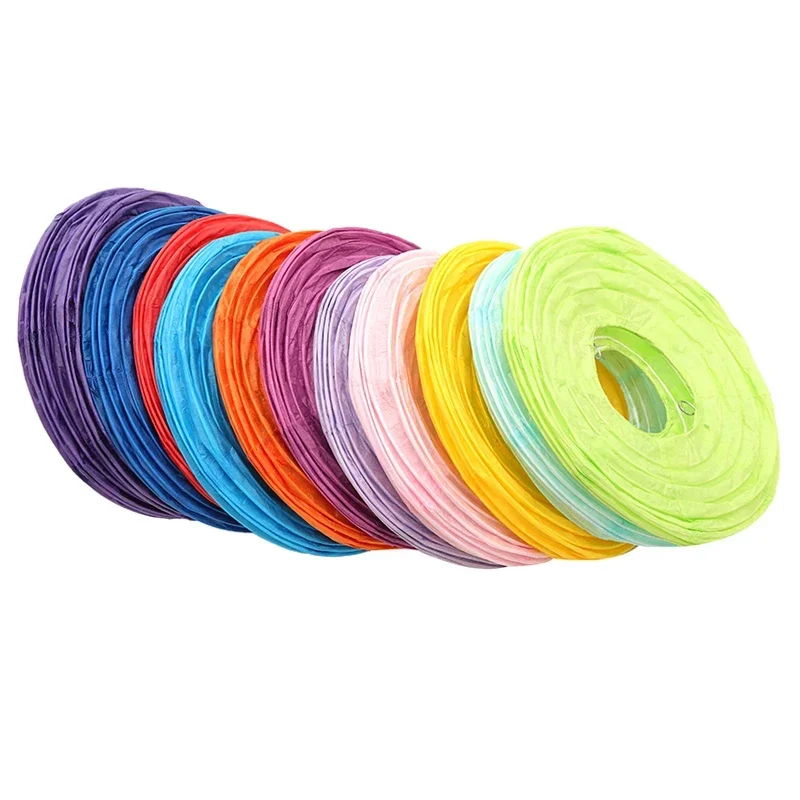 Japanese Lantern Paper - Multicolor Chinese Paper Lanterns 15-20-25-30-35-40cm for