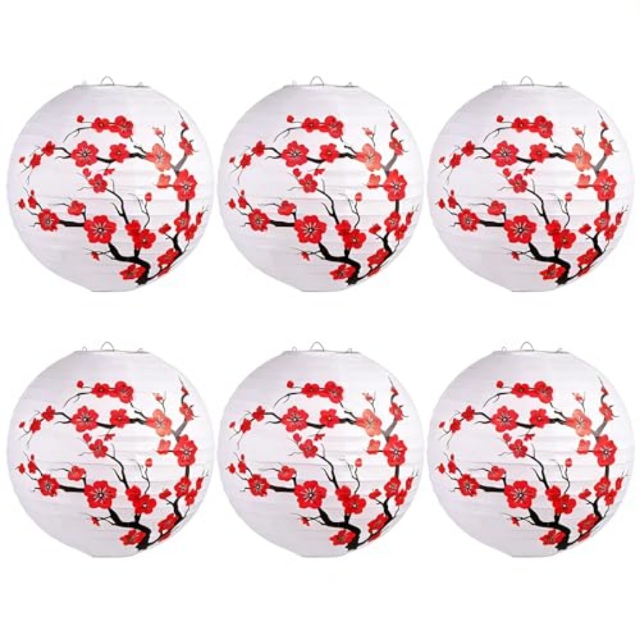 6Pack Chinese New Year Decorat - Japanese Lantern Paper review and price