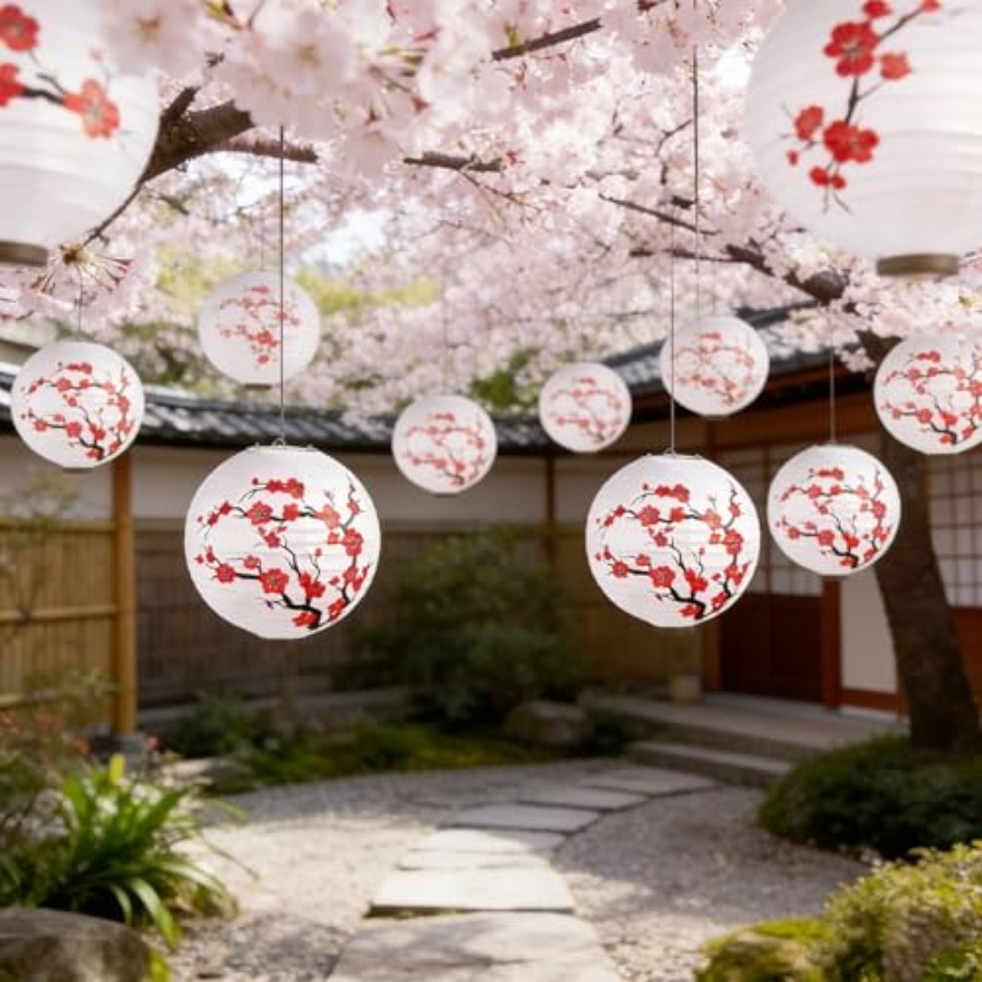 6Pack Chinese New Year Decorat - Japanese Lantern Paper review and price