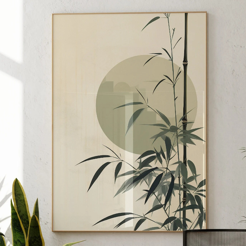 Japandi Wall Art Minimal Botan - Japanese Zen Lifestyle review and price