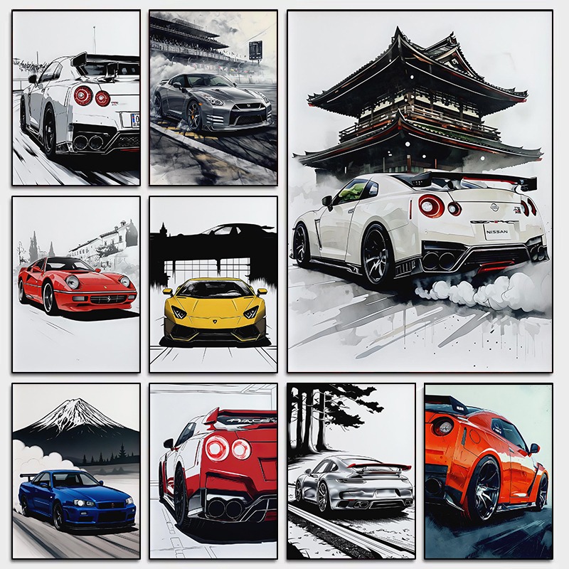 Japanese Style Supercar Wall A - Japanese Luxury Lifestyle review and price