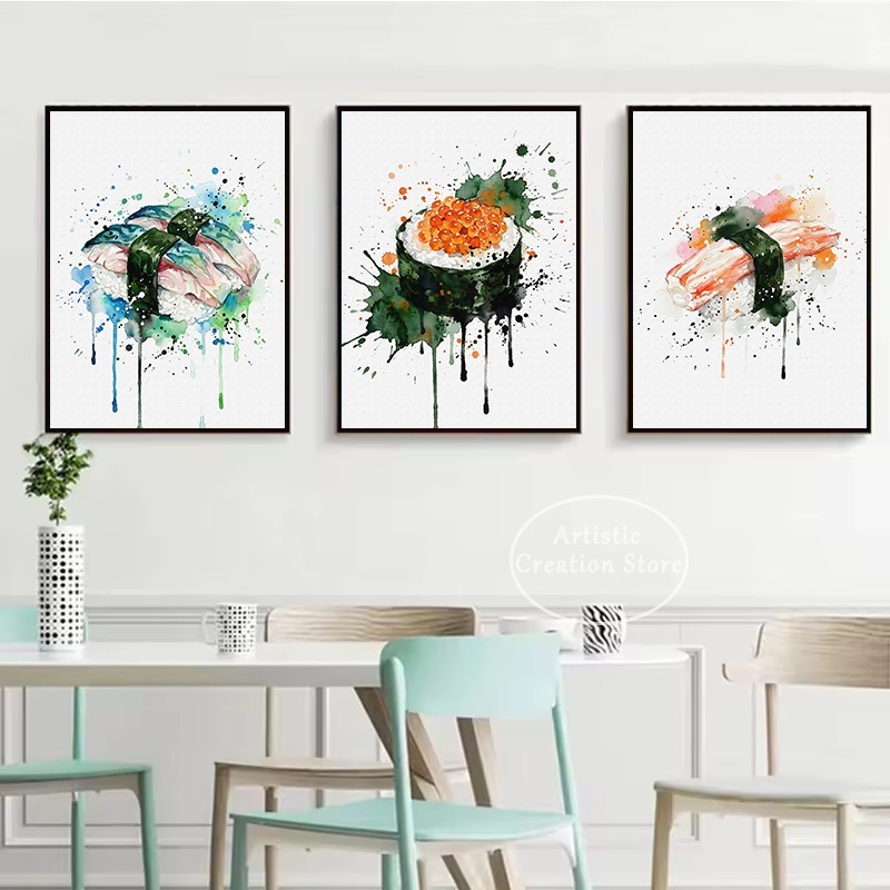 Watercolor Japanese Food Eel S - Japanese Lifestyle And Food review and price