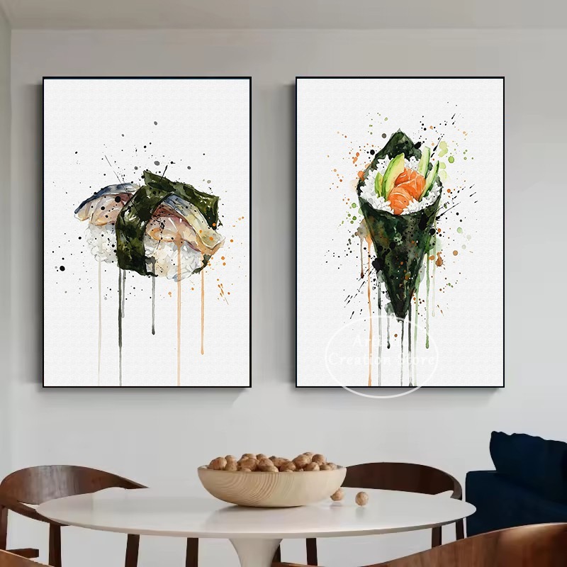 Watercolor Japanese Food Eel S - Japanese Lifestyle And Food review and price
