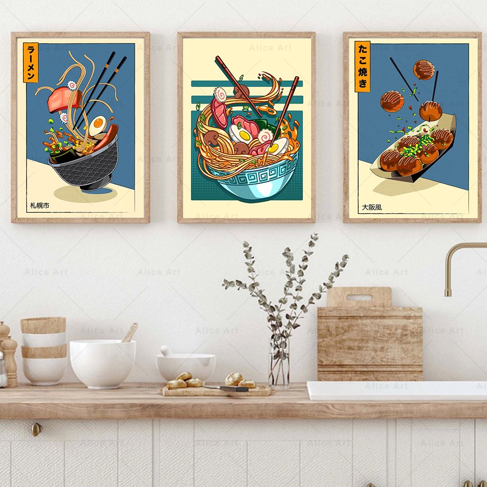 Japanese Style Poster Kitchen  - Japanese Lifestyle And Food review and price