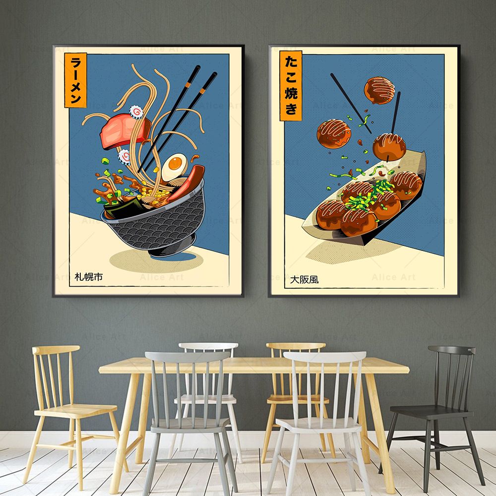 Japanese Style Poster Kitchen  - Japanese Lifestyle And Food review and price